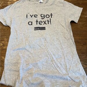 Women’s Love Island “I’ve got a text” Graphic Tee never worn